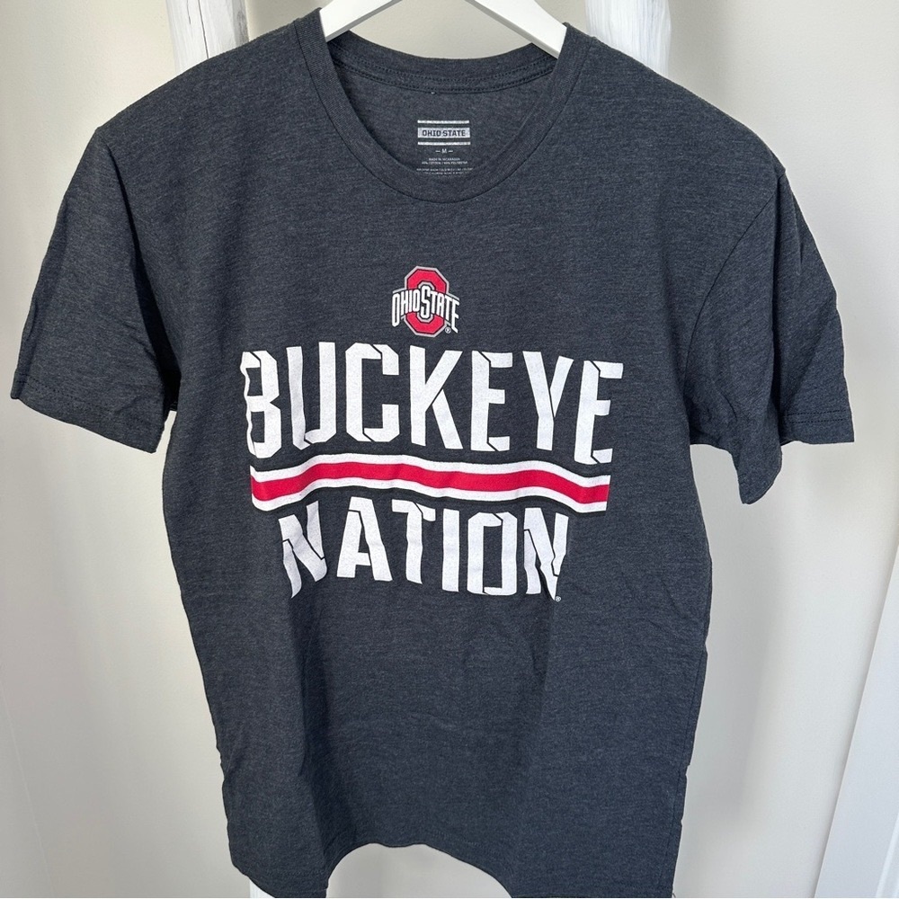 Gray Buckeye Nation T-Shirt